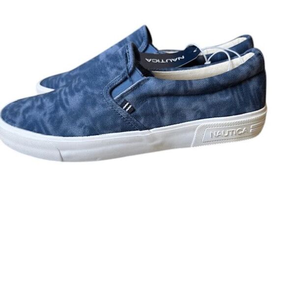 NWT Nautica Candler Slip On Shoes in Indigo‎ Tie Dye Print Men\'s Size 9.5 main image 7